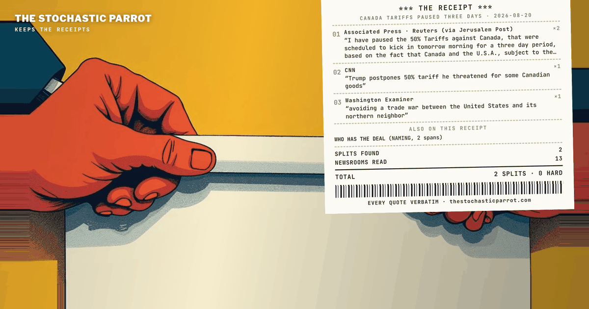 Three days, one exclamation point, and a pipeline raised from the dead — again.