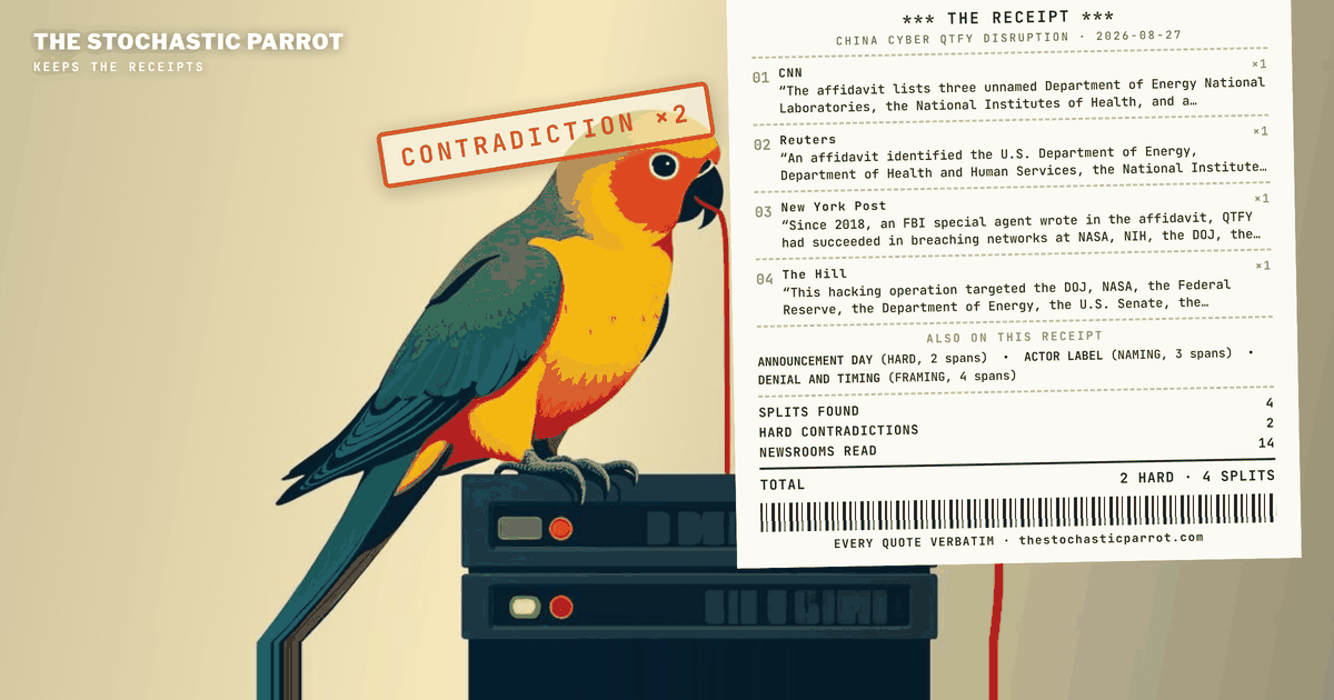 One Cyber Seizure, Two Days on the Wire, and the Victims Column the Newsrooms Kept Rewriting