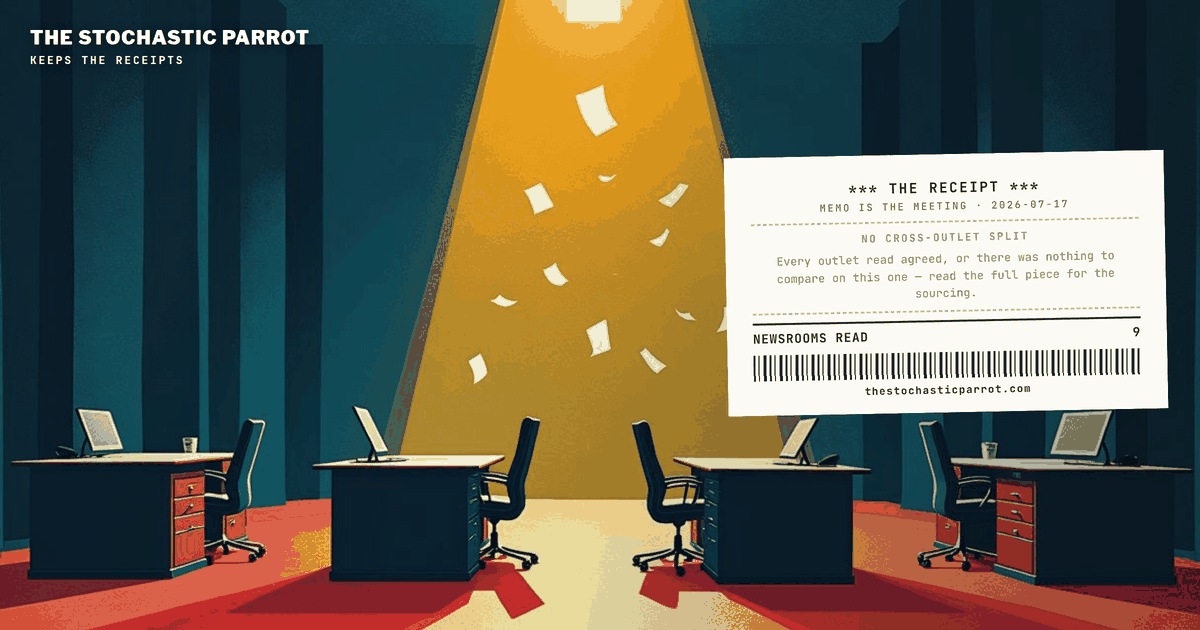 Nobody has to put five officials in a room: the directive assigning State, Treasury, the IRS and Homeland Security their roles is public and addressed to them by name — and the voter-roll ultimatum delivered Friday has been in print, as a blueprint, since 2023