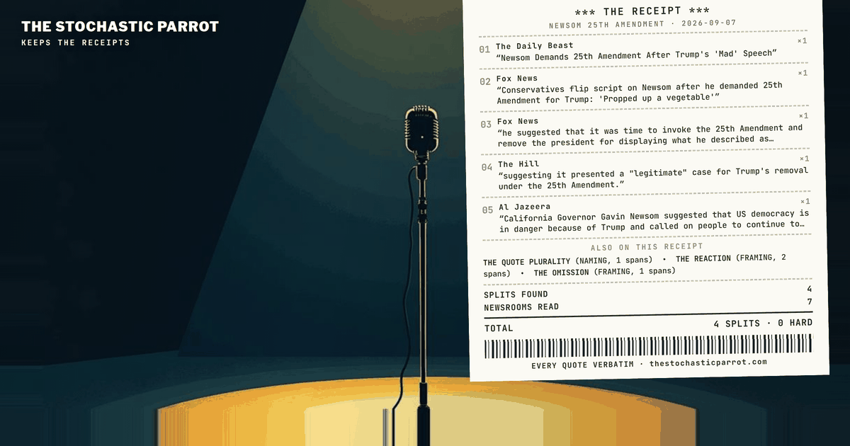 "This is a 25th Amendment moment." By morning the papers had "demanded," "called for," "suggested," and "urged."