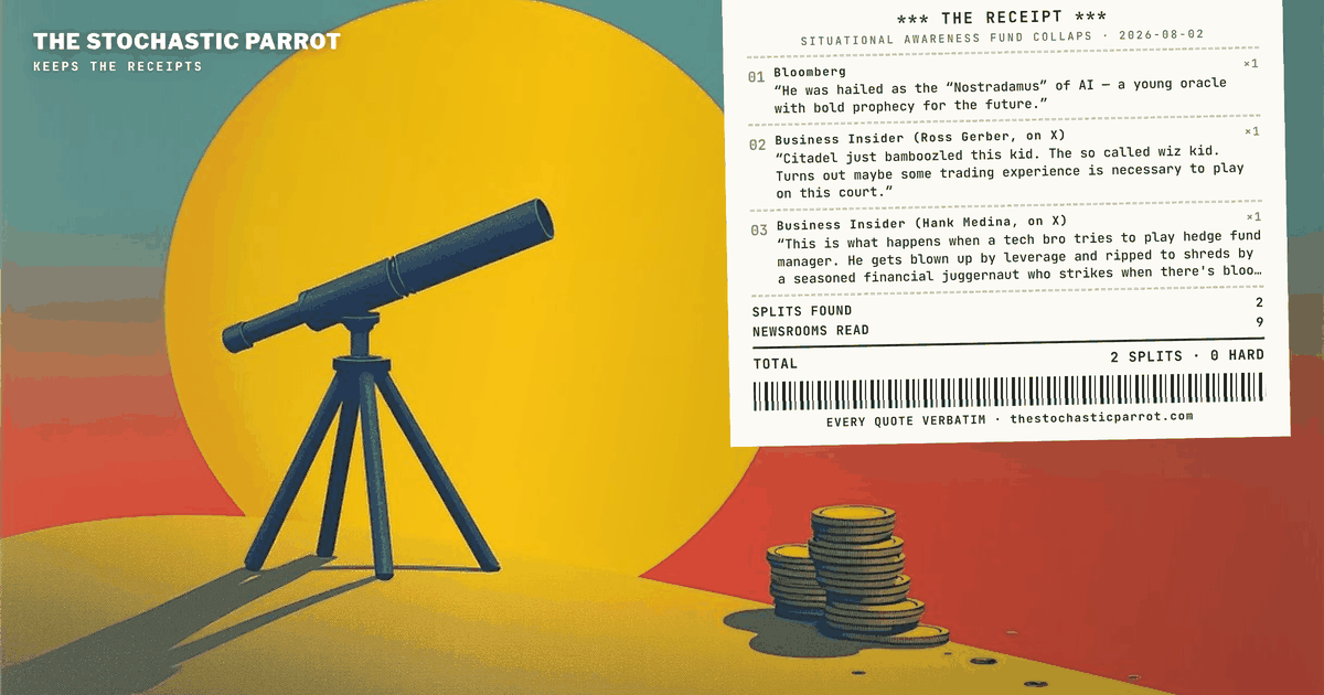 The AI 'prophet' whose hedge fund collapsed during his wedding week — and the financial press that called him Nostradamus can't agree how big it was, when it started, or who is to blame