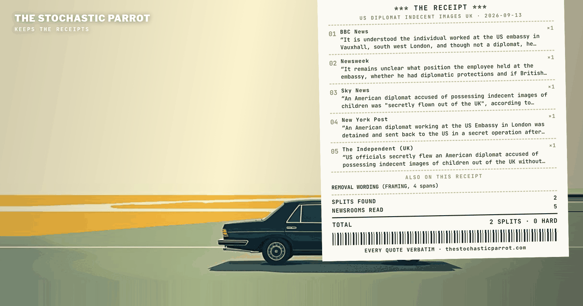 Five Desks, One Departure, and a Man the File Cannot Label