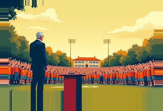 Twelve mastheads filed on Ted Cruz's Saturday morning on College GameDay — a thirteenth syndication filed it twice more. They agree on everything that happened and almost nothing about which part mattered. The desk read the whole file and cannot tell you how long the segment was.