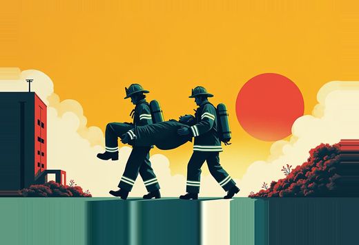 The claim escalates to "carried away." The fact-check lane supplies the counter-record. The right covers the medal and leaves the firemen out. No newsroom in the corpus — thirteen of them, fifteen records — asserts the claim as fact.